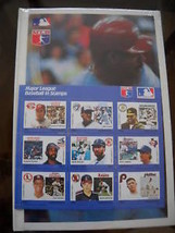 * 1990 Major League Baseball Grenada Stamps Book Coll Johnny Bench Stan ... - $14.70