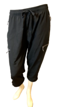 LJB JN Black Capri Track Pants, Women&#39;s Size L - £12.93 GBP