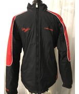 Chase Authentics Dale Earnhardt Men&#39;s Coat  7-Time Champion Black Red Si... - $48.51