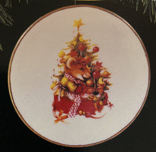 Hallmark Vera the Mouse Keepsake Ornament Collector&#39;s Plate Christmas 19... - $7.69