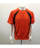 Fila Athletic Polyester Shirt Men&#39;s Size XL Orange Black Gym Shirt - $149.27 MXN