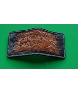 Mens-Wallet for Men/Hand Made Leather with Western Theme - $13.50