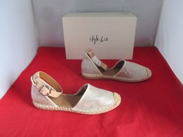 STYLE &amp; CO Paminaa Flat Sandals - Shine Canvas - US Size 9  -  #627 - £17.84 GBP