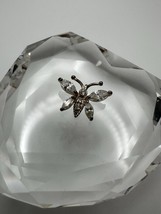Vintage Sterling Silver CZ Butterfly Necklace Pendant 2cm - $10.09