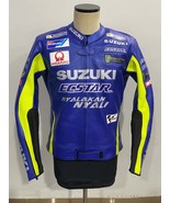 SUZUKI MOTOGP MOTORCYCLE/MOTORBIKE Leather Jacket - €144,14 EUR
