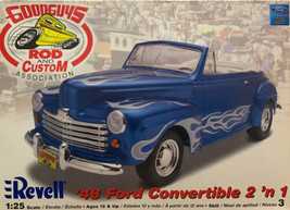  Revell ‘48 Ford Convertible (Factory sealed) “Good Guys Rod &amp; Custom” 1/25  - $44.43