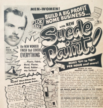 1954 Coast Industries Suede Paint Advertisement House Painting Vintage D... - $24.99