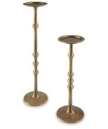 Larwick - Antique Brass Finish - Candle Holder Set (Set of 2) - $127.68 CAD