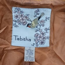 Tabitha Women's Size 2 Wool Blend Terrace House Ruffle Blazer Jacket Mustard image 3