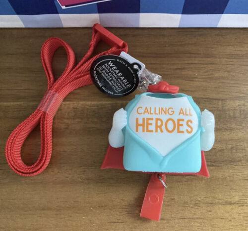 Primary image for Bath & Body Works Calling All Heroes Pocketbac holder retractable Lanyard Scrubs