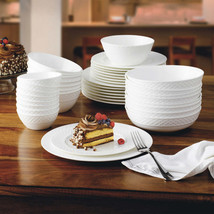 Mikasa Trellis Bone China 40-Piece Dinnerware Set - £114.33 GBP