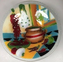 Peggy Karr fused glass bowl - £76.13 GBP