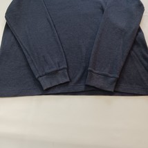 Saddlebred 3-Button Mens Blue Cotton Blend Pullover Sweatshirt Long Sleeve Sz XL image 8