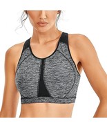 SYROKAN Womens 32DD Reversible Sports Bra High Support Racerback Full Co... - $466.65 MXN