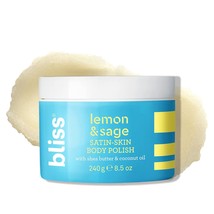 Bliss Satin Skin Body Polish Lemon and Sage Body Scrub with Shea Butter ... - $589.95 MXN