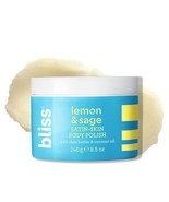 Bliss Satin Skin Body Polish Lemon and Sage Body Scrub with Shea Butter ... - $31.49