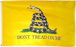 Dont Don&#39;t Tread On Me 3x5 3&#39;x5&#39; Embroidered 2 Double Sided Flag Usa Shipper Hou - £19.86 GBP