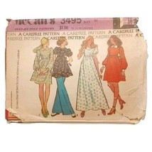 McCall&#39;s 3495 Pattern Misses&#39; Junior Petite Dress Pants Sz 11 B34 70ies UC VTG - £14.71 GBP