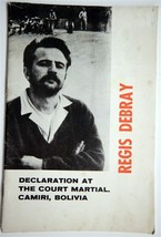 REGIS DEBRAY Declaration of Court Martial 1968 Rare Cuban Pamphlet - £48.55 GBP