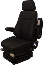 Pilot 24V Black Fabric Air Suspension Seat For Excavators Wheel Loaders ... - $1,249.00