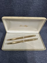 Vintage Bradley Mechanical Pencil &amp; Pen Writing Set Original Case Both Work - £19.44 GBP