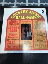 Country Music Hall Of Fame LP,Johnny Cash,Buck Owens ,George Jones,Del R... - $18.64