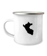 12oz Camper Mug Coffee  Funny Peru Map Travel Country  - £15.94 GBP