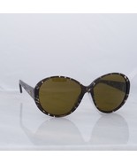 Versace Medusa Sunglasses Black + Brown + Gold Sparkle - Yellow Rounded ... - $58.40