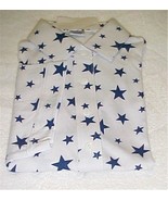 Ladies Navy Stars Print Polo Style Casual Tee S-M-L-XL NEW WITH TAGS - £7.96 GBP
