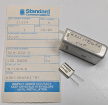 Motorola KXN1086 Channel Element &amp; Crystal R 155.8650 MHZ Standard Commu... - $369.26 MXN