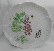 4 Lenox Butterfly Meadow Eastern Tail Swallowtail Monarch Dragonfly Salad Plates - £27.40 GBP
