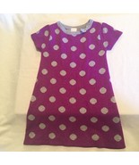 Mothers Day Size 3T Okie Dokie dress sweater purple metallic silver Girl... - £10.21 GBP