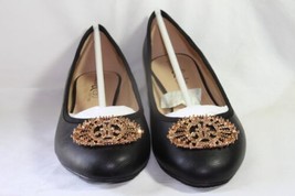 Fibi &amp; Clo (New) Audrey Black - Upper: PU/CRYSTAL, Linning: Pu, Sz 8, Ruber Sole - £54.71 GBP