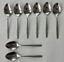 ONEIDA ROGERS 1881 stainless flatware MELISSA 8pc soup spoons - £22.85 GBP