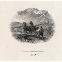 Arms of Kansas, Vignette Die Proof on india on card, Continental Bank No... - $1,275.49 MXN