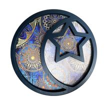 Moon and Star Ramadan Eid Mubarak Dessert Tray Islam Muslim Party Table ... - $5.82
