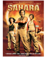 Sahara - Matthew McConaughey &amp; Penelope Cruz (DVD, 2005, Widescreen) - $5.93