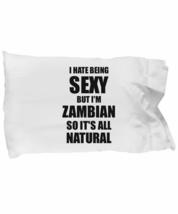 Sexy Zambian Pillowcase Funny Gift for Husband Wife Bf Gf Zambia Pride Pillow Co - £17.66 GBP