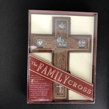 Roman The Family Cross Faith Love Peace Hope Harmony Faith Wood Tone Wall Hang - £15.97 GBP