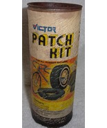 Vintage Victor Patch Kit Tin For All Rubber Repairs - $56.24 MXN