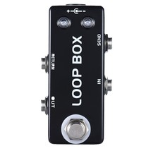 MOSKY Loop Box Mini Guitar Switcher Pedal True Bypass Looper Route Selec... - $32.80