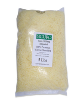 Shredded Parmesan- 4 bags x 5 Lbs (20 Lbs Total) - £193.30 GBP