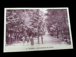 Antique Postcard Le Mans France Unposted Girl Soldiers - $12.00