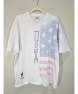 Vintage 1996 USA Olympics White Tee T Shirt XXL Single Stitch  - €18,78 EUR