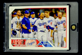 2023 Topps Series 1 #219 Los Angeles Dodgers Team Card *Great Condition* - £0.79 GBP