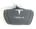 For Tesla Black PU Leather Adjustable Elastic Strap Car Seat Headrest Pi... - £20.83 GBP