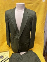 Vintage men’s wool 1980’s 2 pc suit Maurice Rothschild 42L - £62.51 GBP