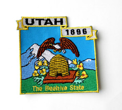 United States Utah State Name Map Embroidered Patch 2 X 3 - £4.22 GBP