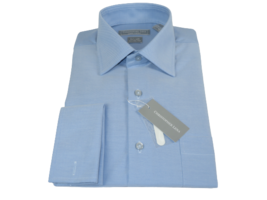 Men&#39;s Dress Shirt Christopher Lena 100% Cotton Wrinkle Free C507Wd0f blue - £27.97 GBP