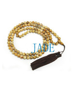 34&quot; Natural Jasper Meditation Yoga Prayer Beads Mala - £15.79 GBP